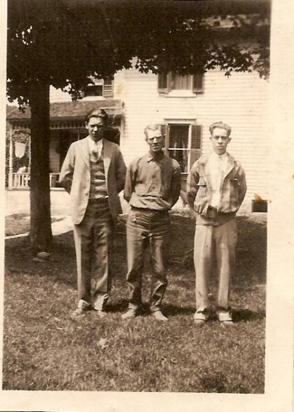 Henry, Arthur and Clayton Lee Hawley in Stamford